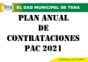 PLAN ANUAL DE CONTRATACIONES PAC 2021